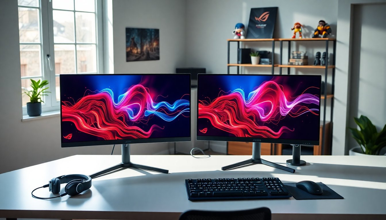 Unleash Immersive Gaming with Asus’s New Tandem OLED Monitors
