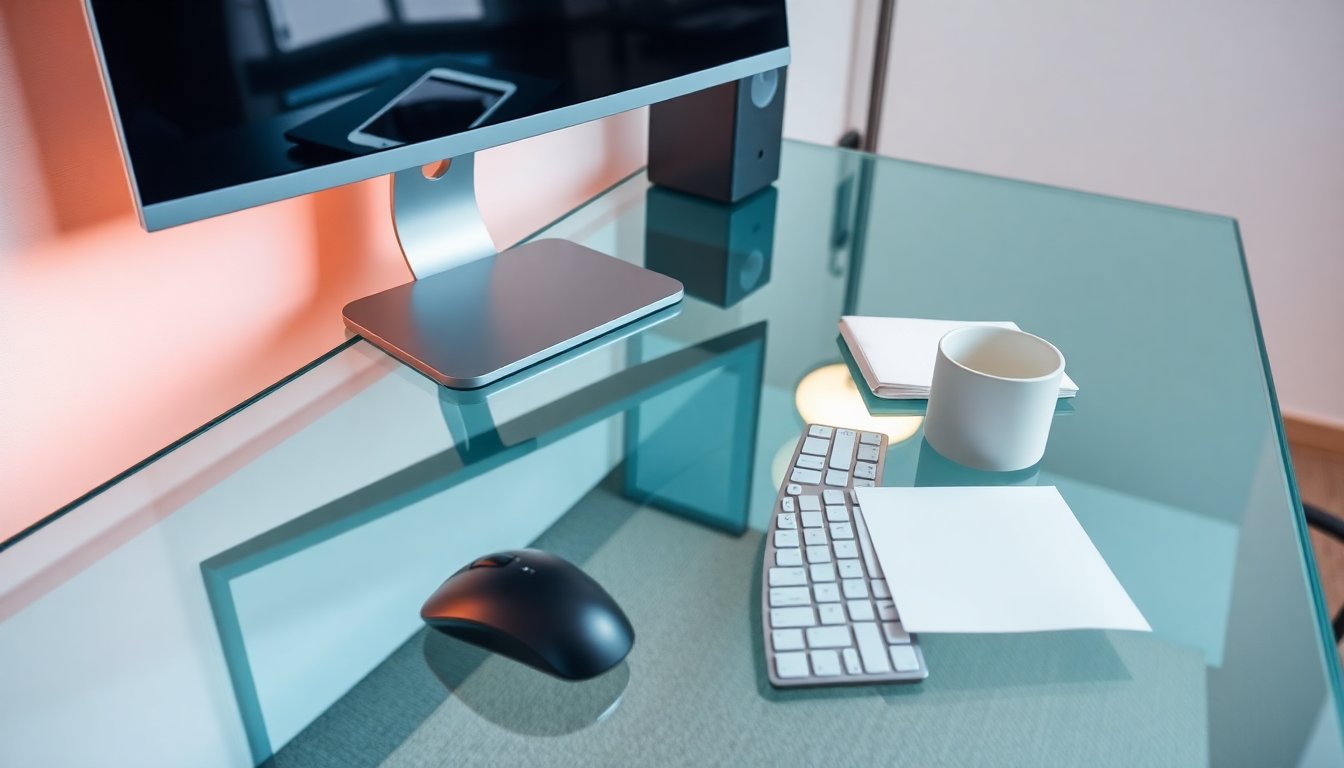 How to choose the right glass top computer desk for your setup