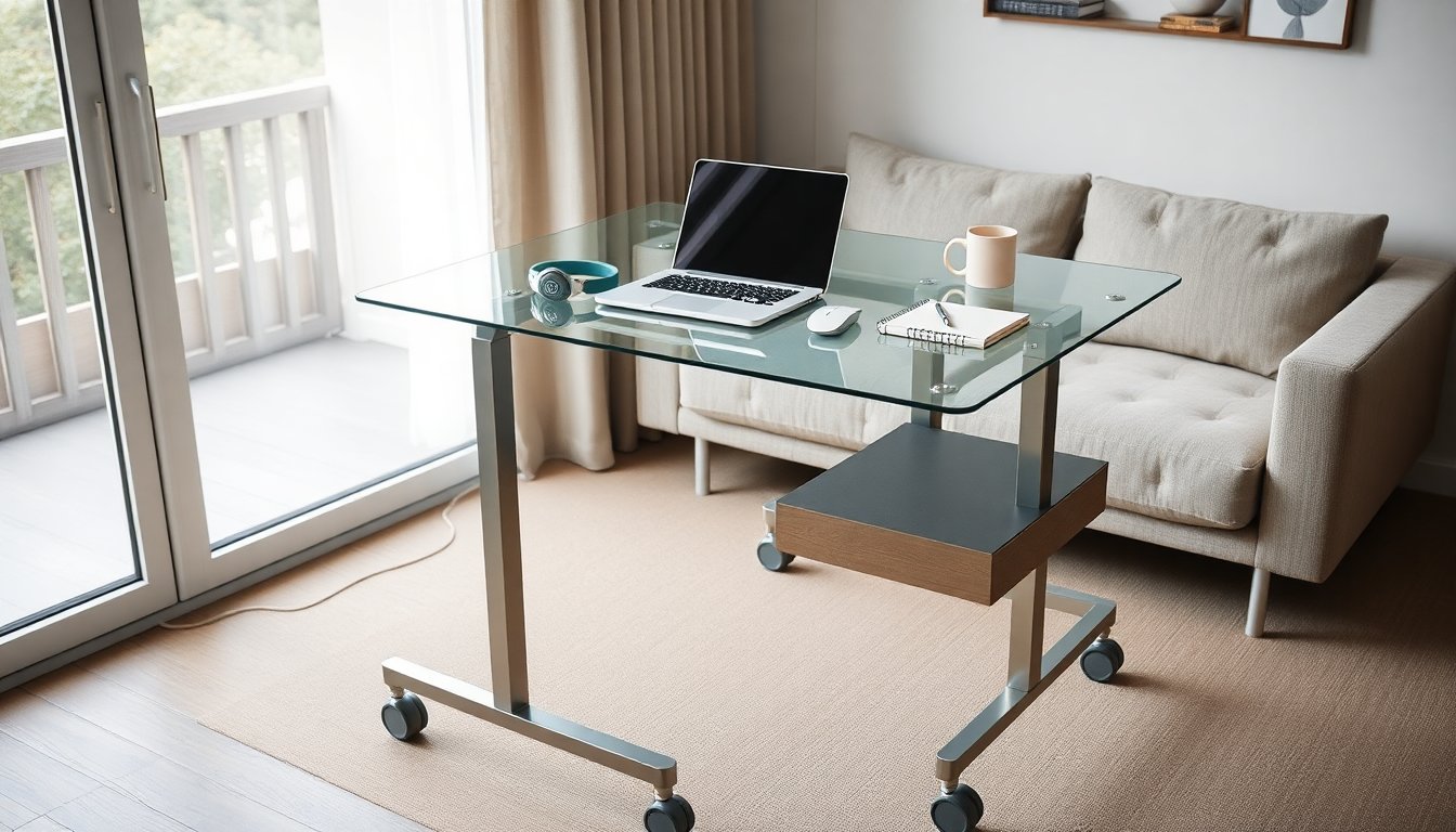 How to pick the best rolling glass computer desk for your space