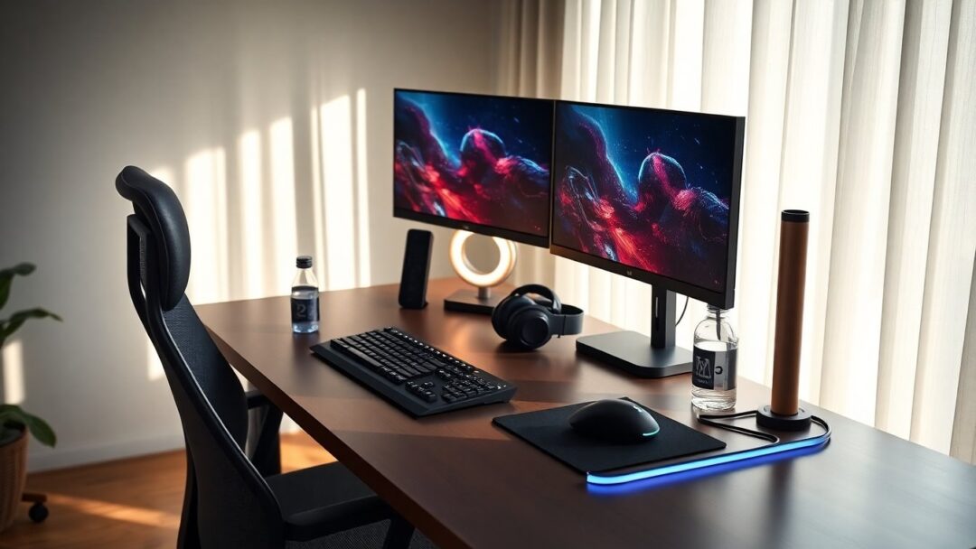 Transform your gaming space with a premium desk setup
