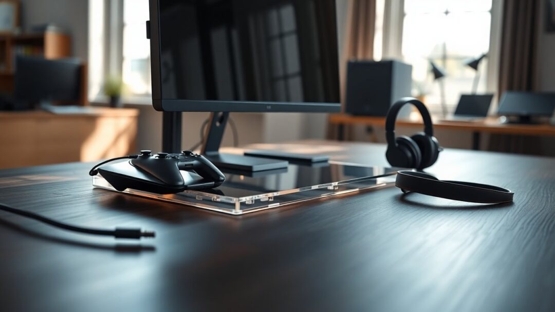 Elevating gameplay with airflow, cable routing, and controller docks