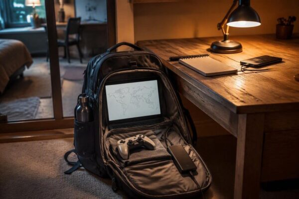 Disney park gaming trip with tech essentials