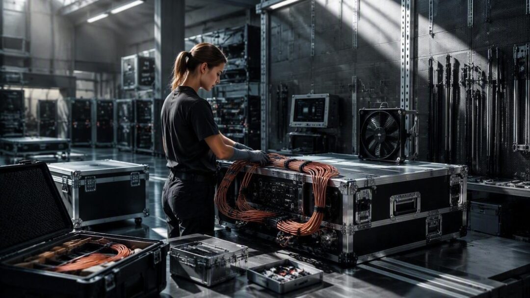 Optimizing console cable management for better airflow