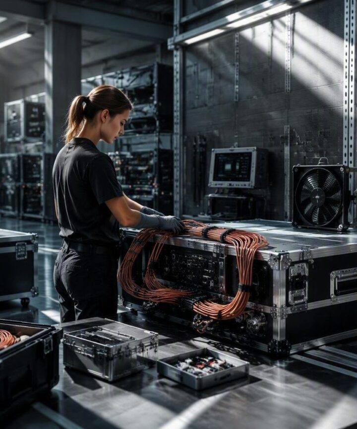 Optimizing console cable management for better airflow