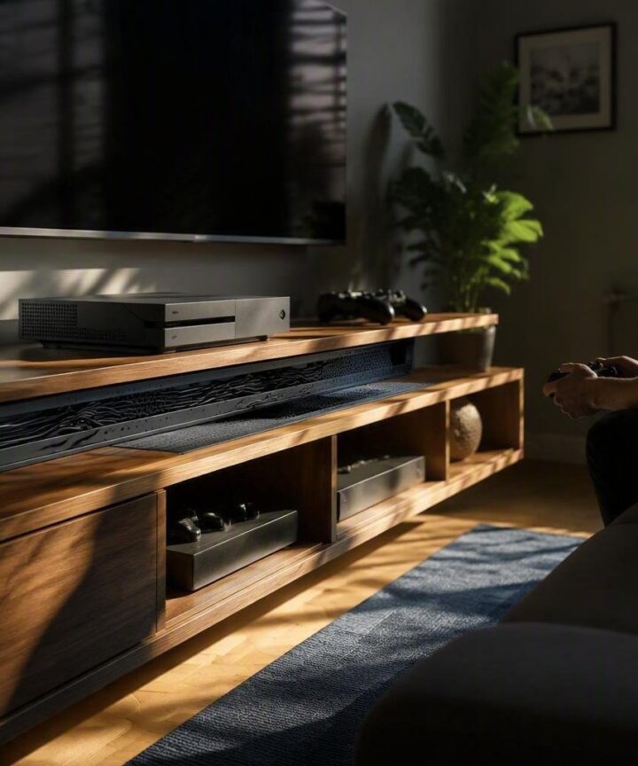 Optimizing console placement and airflow in tight spaces
