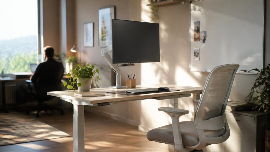 Creating an ergonomic home workspace that boosts focus