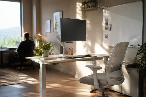 Creating an ergonomic home workspace that boosts focus
