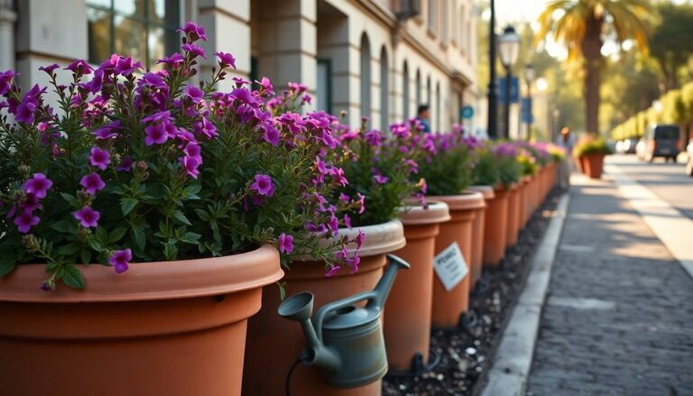 Aiuole più resilienti: Genova sostituisce begonie e violette con lantana