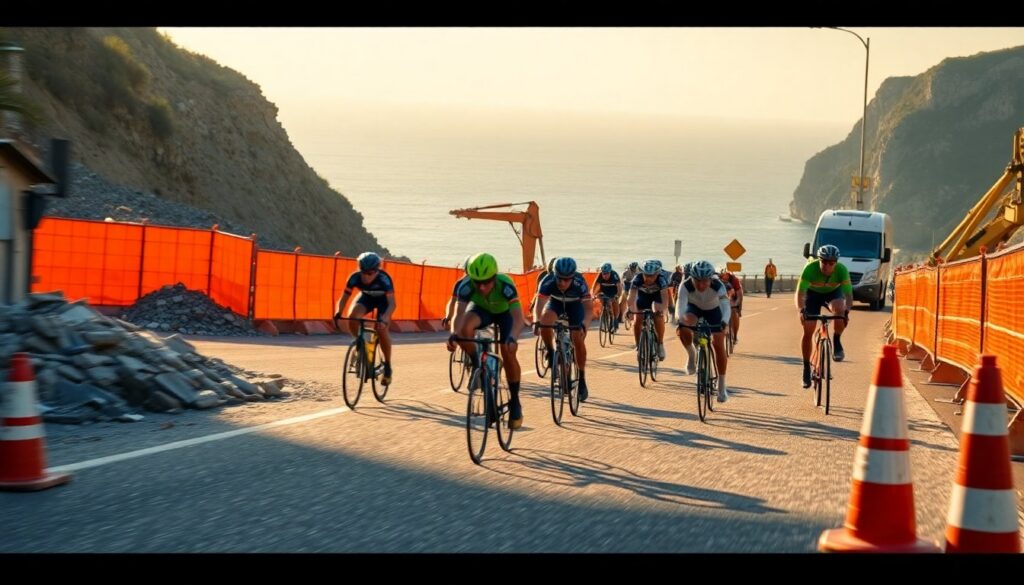 Giro d’Italia a Savona, cantieri e strettoie: la giornata che ha fatto discutere