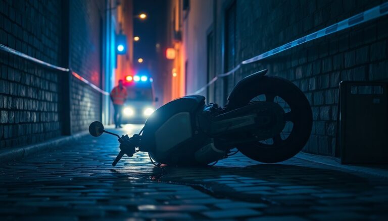 Incidente a Borgoratti: giovane soccorso dopo caduta da motorino