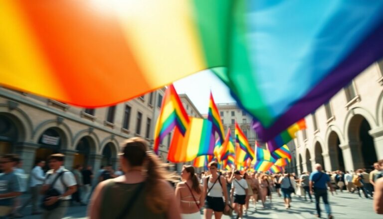 Parata del Liguria Pride a Genova: colori, manifestazioni e discorsi in piazza De Ferrari