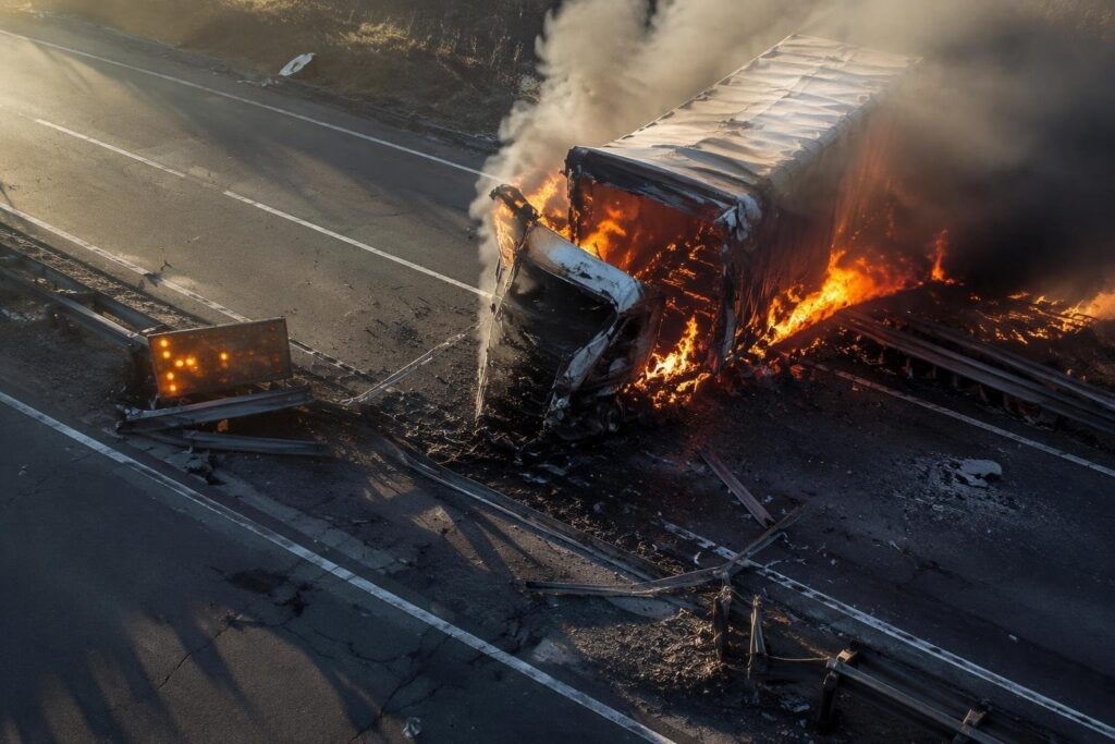 Autostrada A12 chiusa per incendio: dettagli sull’intervento e deviazioni