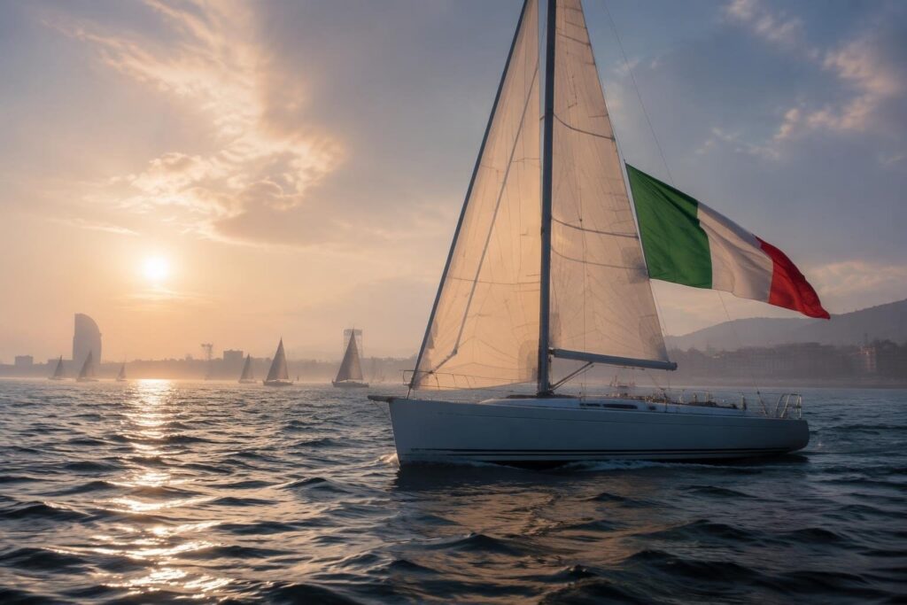 Campionato Europeo J/70: la straordinaria performance del team italiano a Barcellona