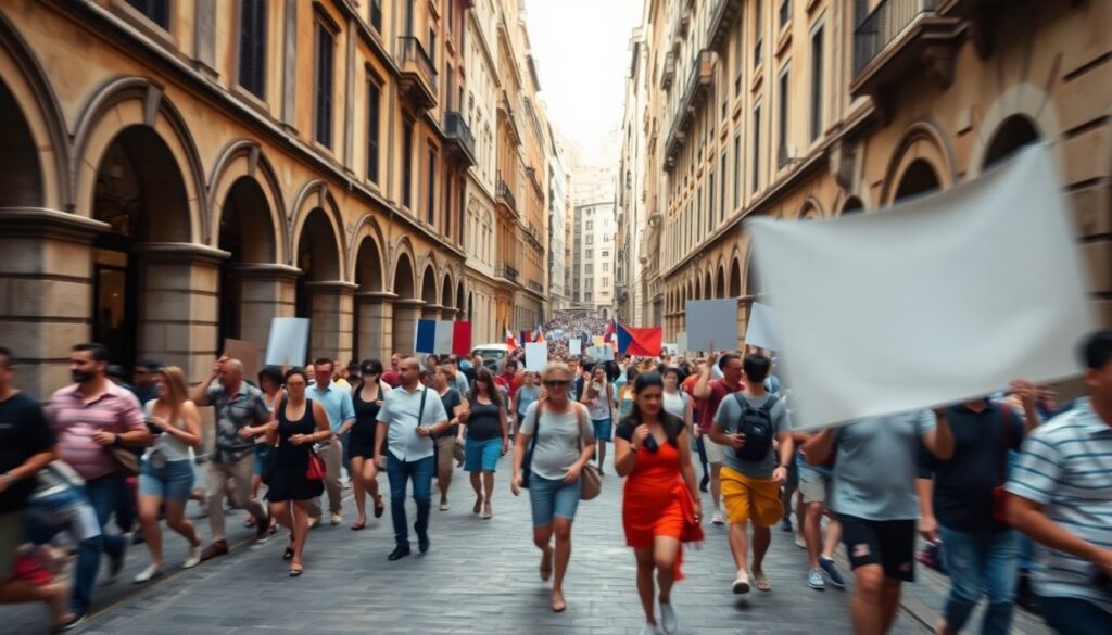 Domenica 5 luglio, centinaia di persone manifestano per la sicurezza a Genova