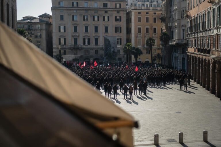 Manifestazione a Genova per la morte di Fakir Abderrahim: verità e giustizia