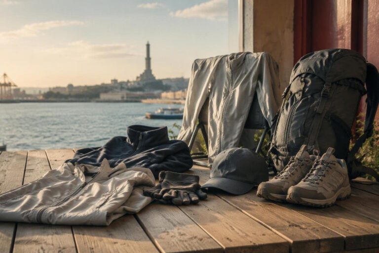 Outfit sportivi a Genova: materiali, layering e negozi locali