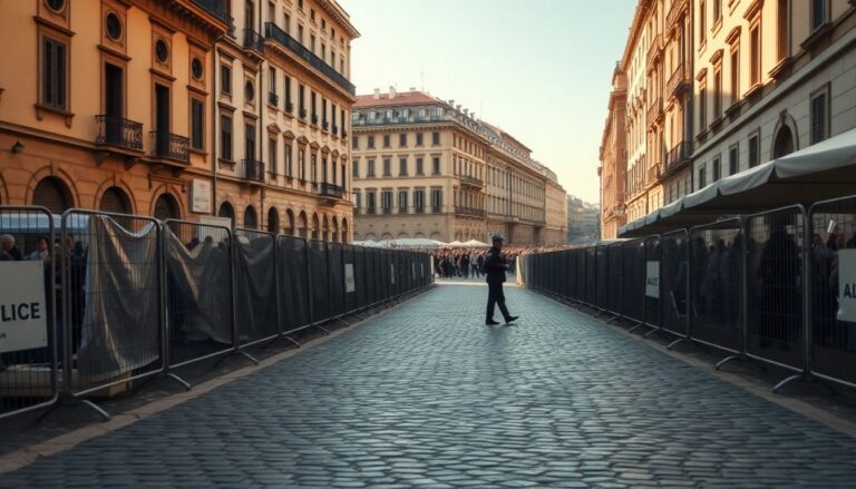 Roberto Vannacci a Genova: sicurezza massima e scontri verbali