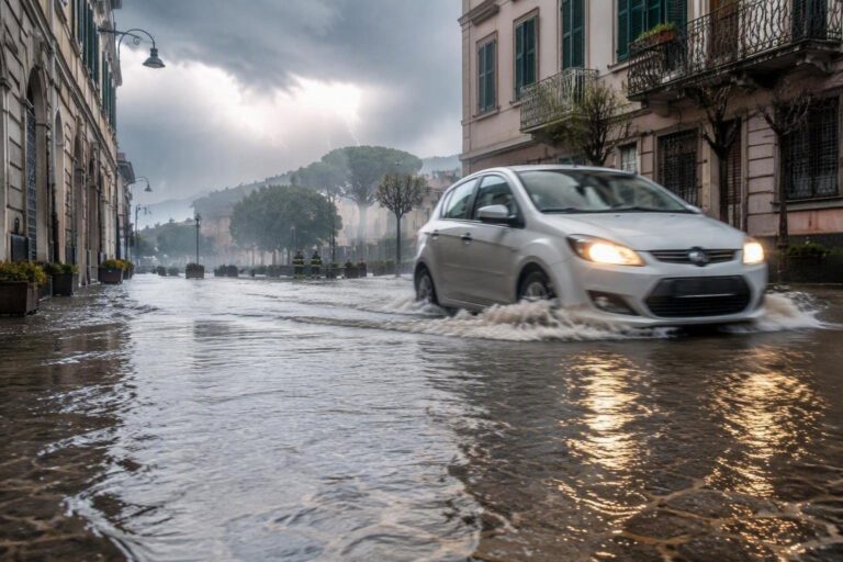 Allagamenti a Chiavari e fulmini in Liguria: i danni del violento maltempo