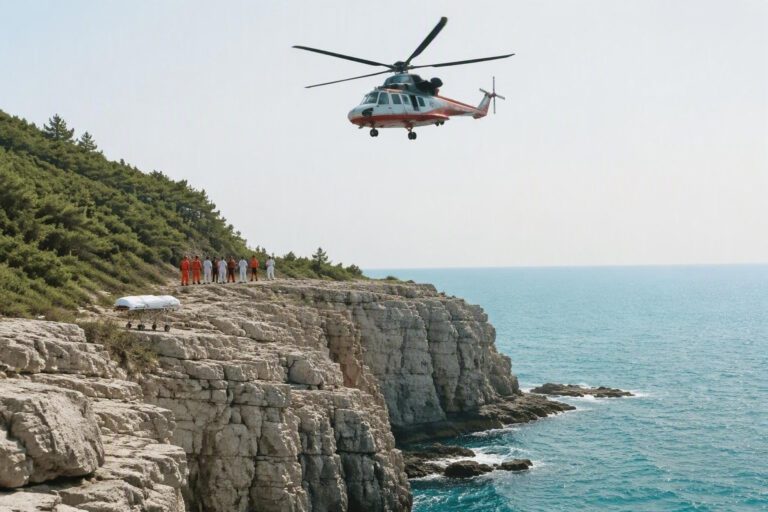 Incidente a Sori: 50enne cade dalla scogliera, intervento d’emergenza