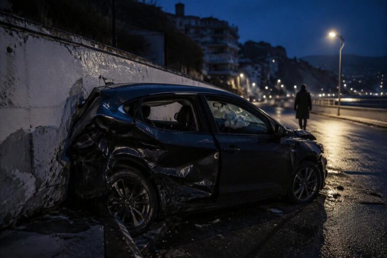Incidente stradale a Genova: vettura vuota e airbag esplosi, cosa è successo