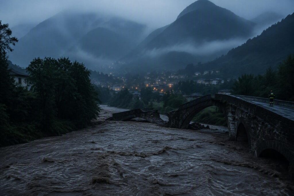 Lombardia in ginocchio per il maltempo: frane, allagamenti e interventi d’emergenza