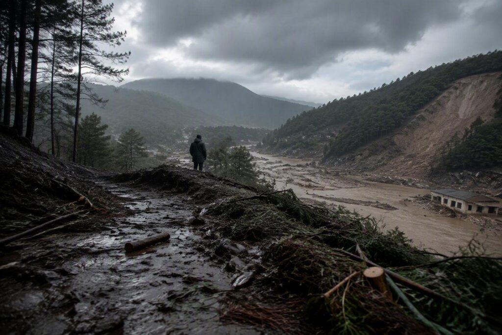 Maltempo al Nord: allagamenti, frane e trombe d’aria, mentre il Sud soffre il caldo
