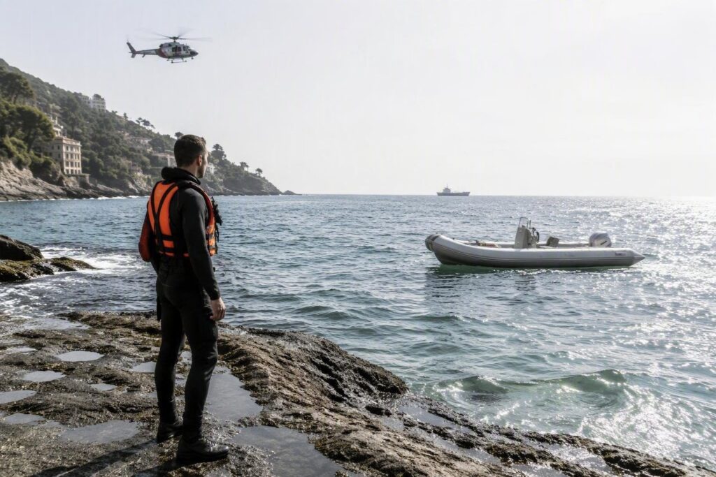 Ritrovato vivo il 24enne disperso in mare a Bogliasco