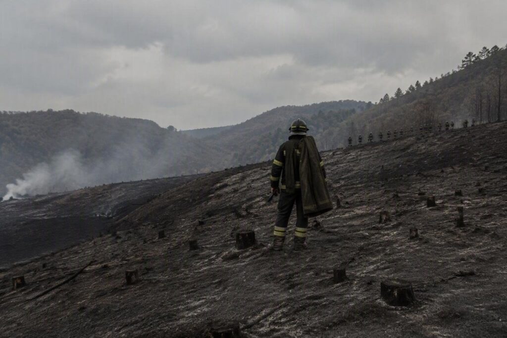 Vigili del fuoco in azione: roghi a Canepa e Moconesi