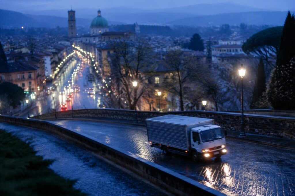 Tempeste, fulmini e strade allagate: allerta meteo in Toscana