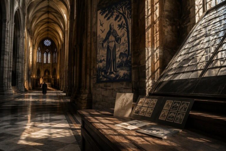 800 anni da San Francesco: manifesti a San Colombano e timbri commemorativi