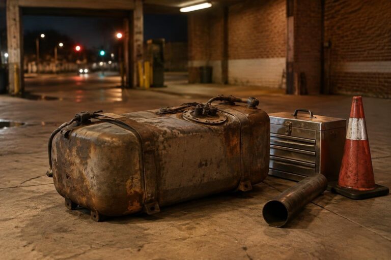 Cantieri in via Goito: rimozione impianto di Italiana Petroli