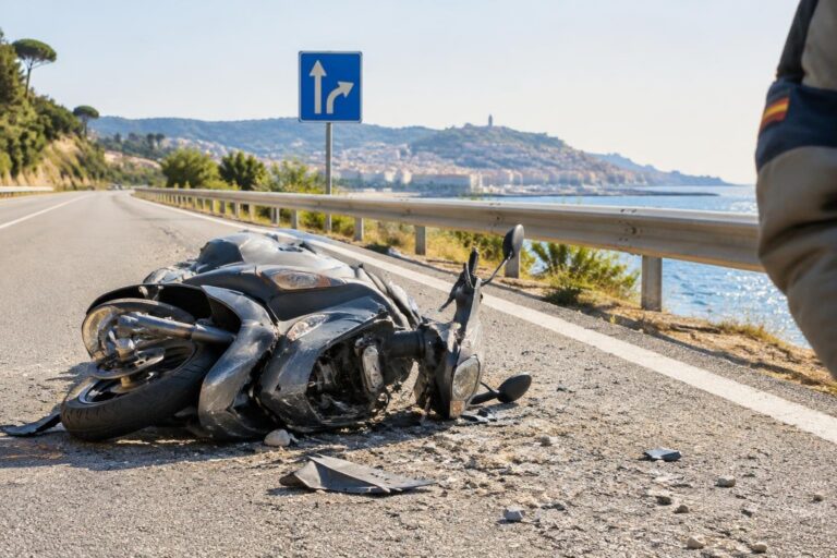 Due giovani feriti dopo che un’auto ha tagliato la strada a uno scooter