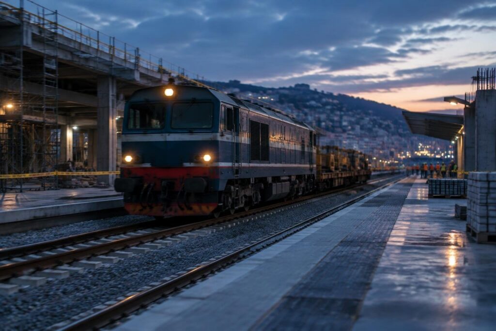 Genova: lavori preparatori per la fermata ferroviaria Erzelli