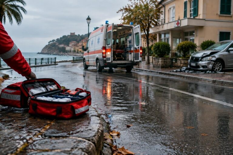 Incidente stradale a Sestri Levante e Rapallo: giovani e anziane in codice giallo e rosso