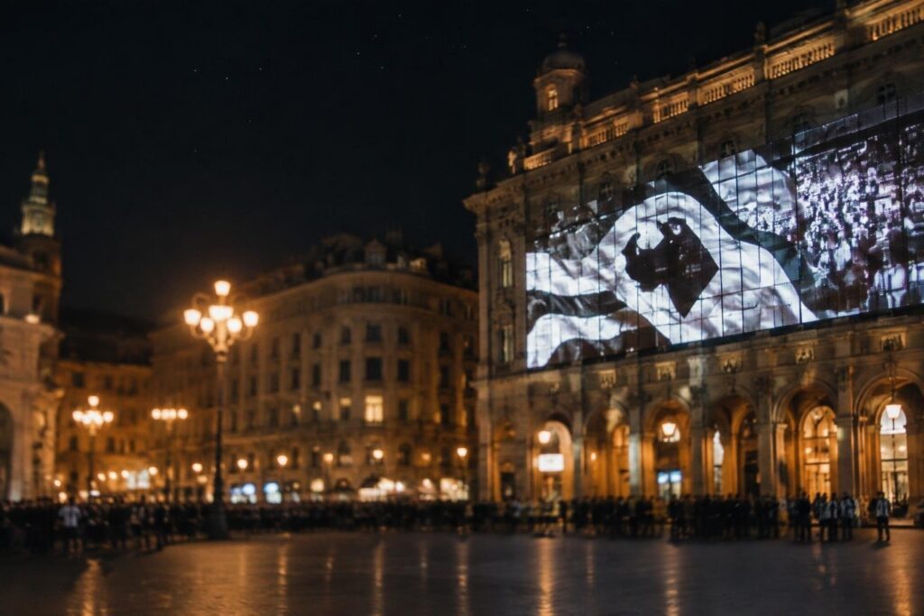 Ledwall in Piazza De Ferrari celebra i 120 anni dello Spezia Calcio