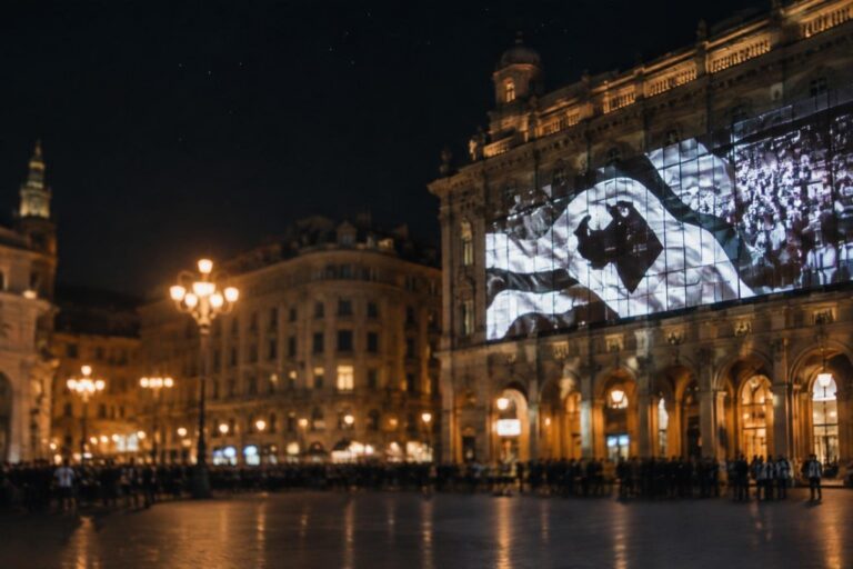 Ledwall in Piazza De Ferrari celebra i 120 anni dello Spezia Calcio