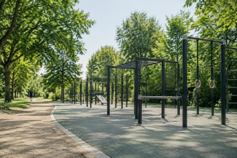 Sport gratuito a Genova: area calisthenics nei Giardini San Biagio