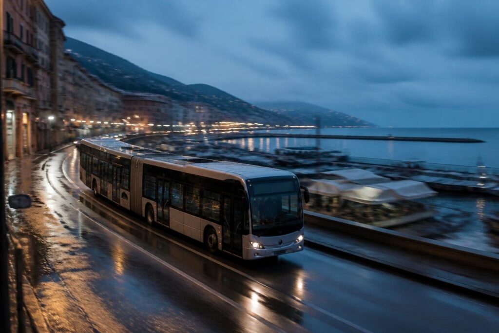 Trasporto Genova-Recco: proposta di bus articolati da 18 metri