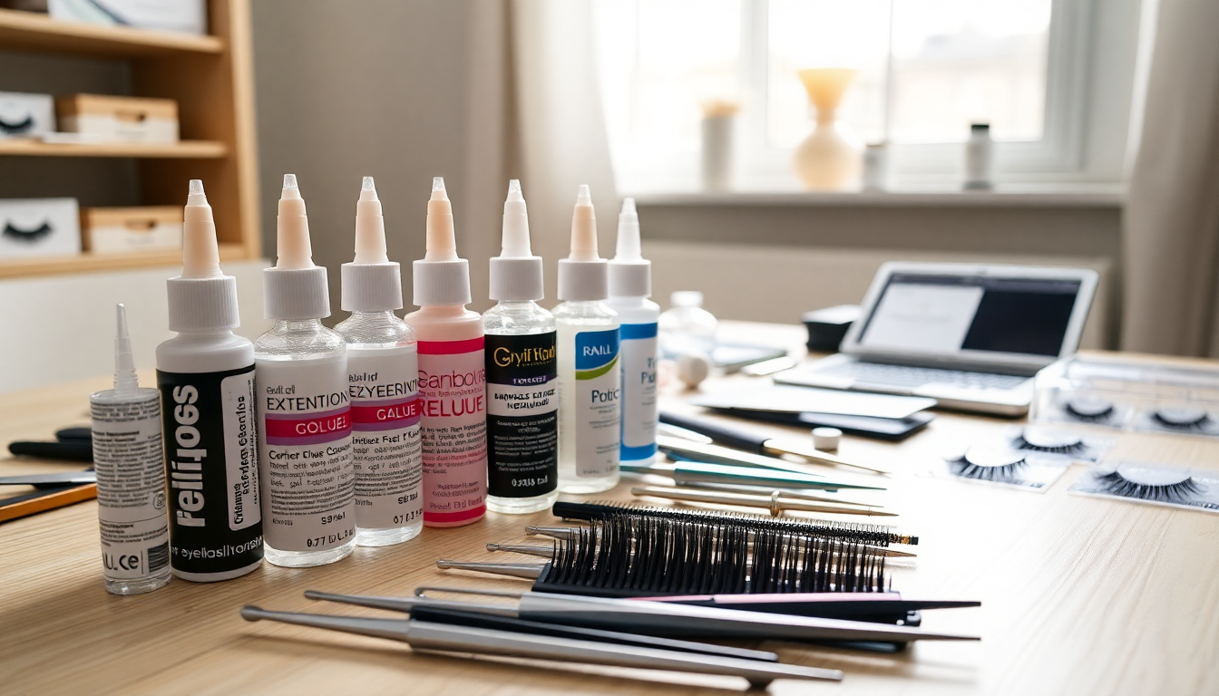 Essential guide to lash extension glue and accessories