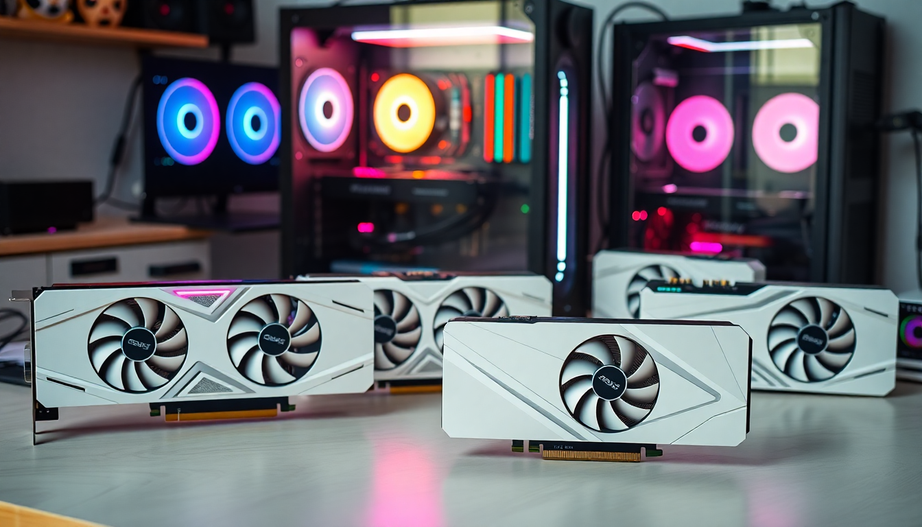 Asus unveils stunning white editions of its RTX 50-series GPUs