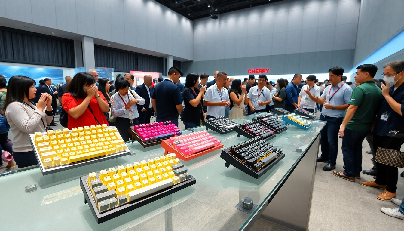 Cherry unveils new MX switches and inductive technology
