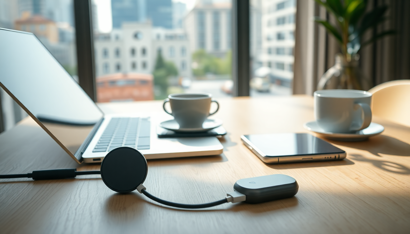 Discover the convenience of a retractable USB-C cable