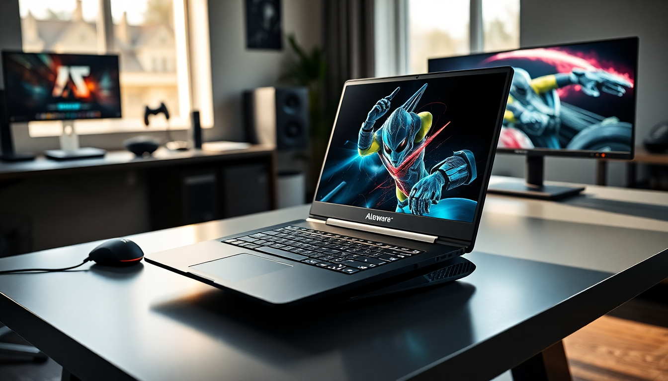 Discover the power of Alienware’s new flagship gaming laptop
