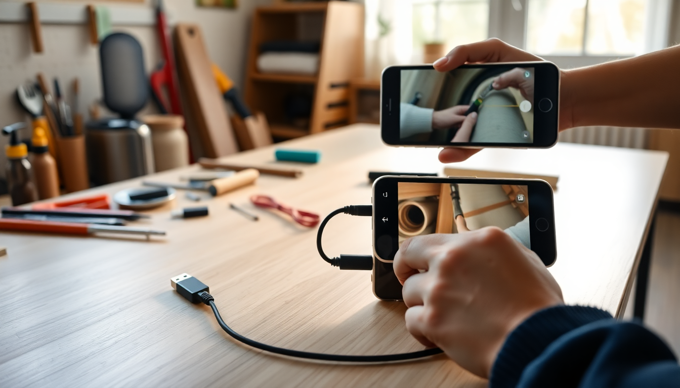 Discover the versatility of the Ennover USB-C endoscope camera