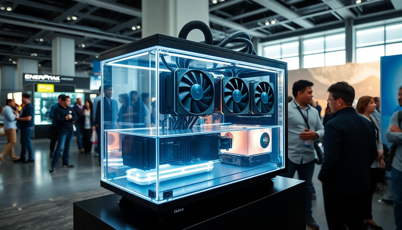 Enermax unveils a $50,000 immersion-cooled system at Computex 2025