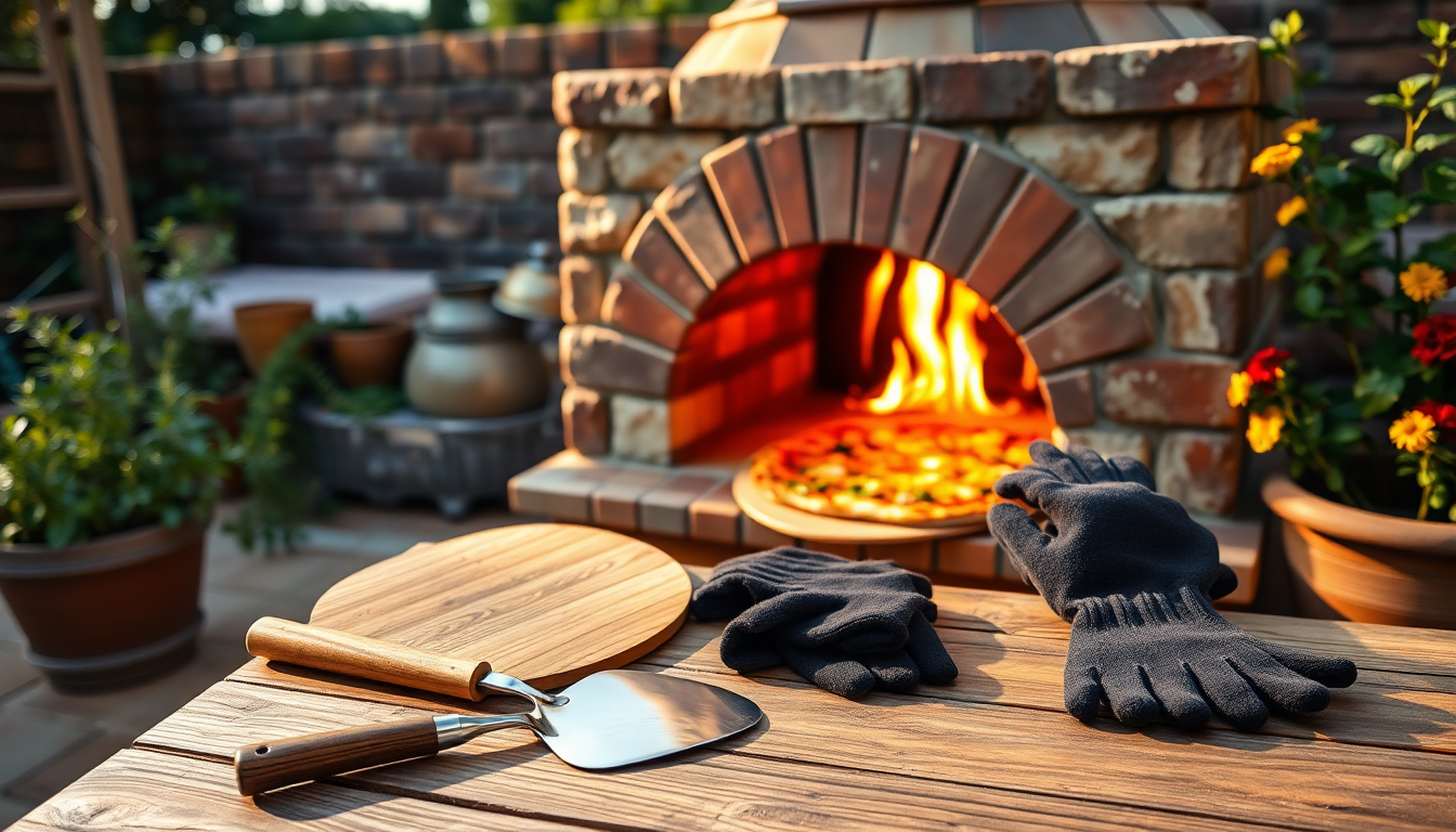 Essential accessories for outdoor pizza ovens