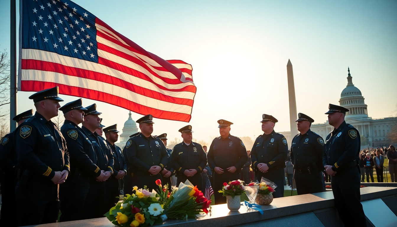 Honoring fallen heroes and the blue family bond