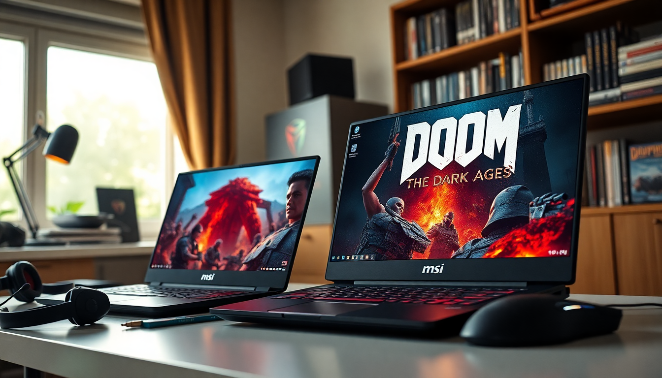 Powerful gaming laptops for doom: the dark ages