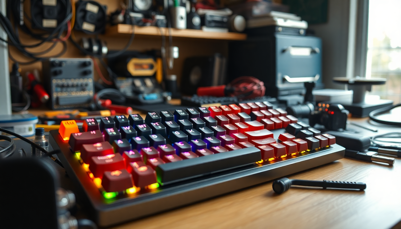 The loudest mechanical keyboard: a chaotic creation