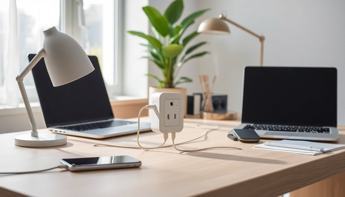Transform your workspace with this innovative outlet extender
